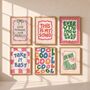 Sets Of Six Motivational Art Themed Print Bundles, thumbnail 1 of 12
