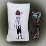 Personalised Football Crazy Embroidered Glasses Case, thumbnail 2 of 12