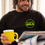 'Outnumbered by Girls' Men's Sweatshirt, thumbnail 1 of 8