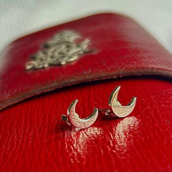 Two Pairs Of Star And Moon Earrings In Sterling Silver, 4 of 8