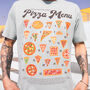 Pizza Menu Guide Men’s Graphic T Shirt, thumbnail 1 of 3