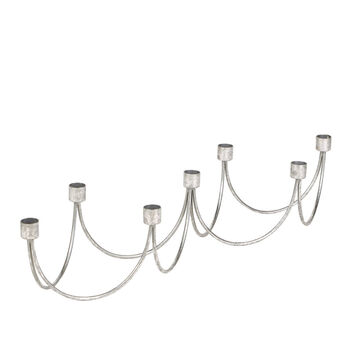 White Christmas Candle Holder Centrepiece, 2 of 6