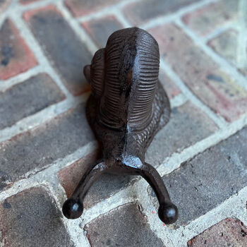 Shelley Snail Cast Iron Boot Jack, 3 of 4