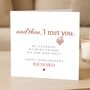 Anniversary Card For Husband, Personalised Card For Him, thumbnail 1 of 8