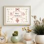 A4 Christmas Art Print Merry Christmas, Wall Art, Christmas Gift, Christmas Print, thumbnail 2 of 5