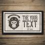 Personalised Bar Runner And Coasters Monkey Bar, thumbnail 2 of 8