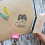 Personalised Children's Gamer Rubber Stamp, thumbnail 1 of 3