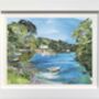 Port Navas, Cornwall Collage Art Print, thumbnail 4 of 5