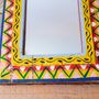 Yellow Indian Panel Mirror, thumbnail 8 of 12