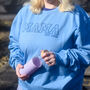 Personalised Mama Est. Sweatshirt College Sweater, thumbnail 4 of 7