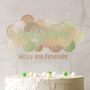 Personalised Cake Topper, Neutral Balloons, thumbnail 3 of 5
