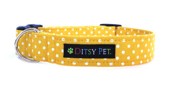 Citrus Dog Collar With Matching Items, 2 of 5