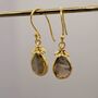 Labradorite Cute Dangle Silver Earrings, thumbnail 8 of 8