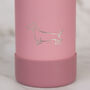 Dachshund 30oz Water Bottle With Removable Dog Bowl In Grey/ Pink, thumbnail 7 of 8
