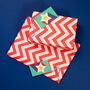 Scandi Disco Red Gift Wrap And Tags, thumbnail 1 of 4