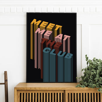 'Meet Me At The Club' Print, 4 of 10