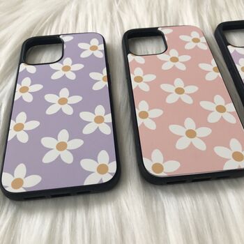 Pink/Purple/Peach Flowers Phone Case, 3 of 4