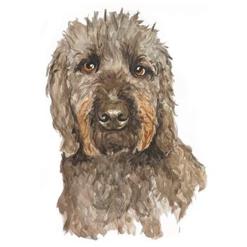 Hand Painted Watercolour Pet Portrait, 6 of 7