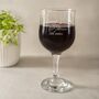 60th Birthday Gift Engraved Wine Glass, thumbnail 1 of 10