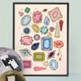 Dripping In Gems Art Print, thumbnail 1 of 3