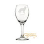 Personalised Border Collie Dog Engraved Glass, thumbnail 4 of 5