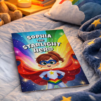 Personalised Starlight Hero Story Book For Girls, 5 of 10