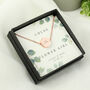 Botanical Rose Gold Necklace And Sentiment Box, thumbnail 3 of 5