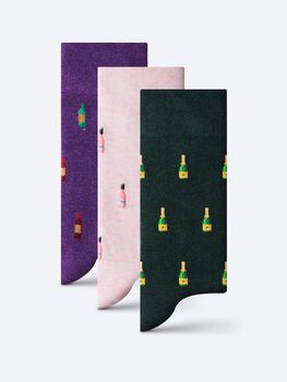 The Sommelier's Giftbox – Luxury Wine Themed Socks, 2 of 10