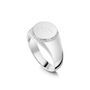 Bottle Cap Signet Ring 925 Solid Silver, thumbnail 3 of 6