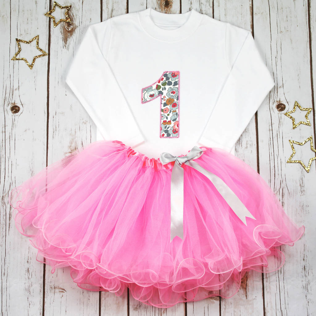 First Birthday Personalised Liberty Tutu Outfit By Betty Bramble ...