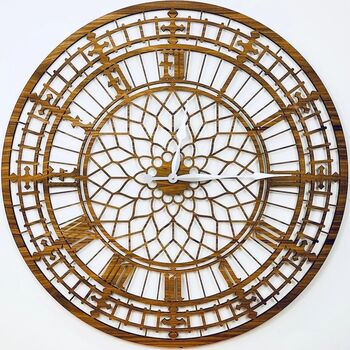 Classic Wooden Big Ben Wall Clock – Up To 90cm, 2 of 4