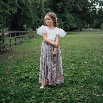Whispering Poppy Dress French Heather, 6 of 8