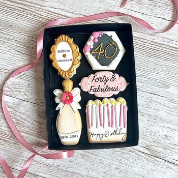 Milestone Birthday Biscuit Gift Box For Her, 10 of 10