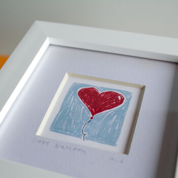 Love Balloon Mini Art Print, 4 of 8