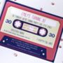 Cassette Tape 80s Invitation, thumbnail 1 of 6