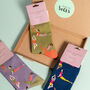 Yoga Bamboo Socks Letterbox Giftset, thumbnail 1 of 9