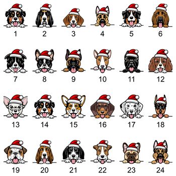 Personalised Dog Christmas Wrapping Paper, 2 of 4