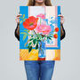 Formidable Florals Poppies And Peonies Wall Art Print, thumbnail 2 of 6