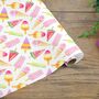 Ice Cream Lollies Gift Wrapping Paper Roll Or Folded, thumbnail 3 of 3