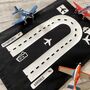 Personalised Plane Airport Travel Play Mat Bag, thumbnail 3 of 5