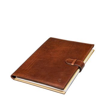 A4 Leather Document Case / Meeting Folder. 'The Gallo', 10 of 12