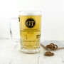 Personalised Initials Beer Glass Tankard, thumbnail 6 of 6