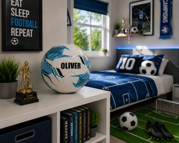 Personalised Football Ball Training Ball Size Five, 3 of 9