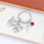 Drama Masks Personalised Keyring Theatre Gift, thumbnail 2 of 10