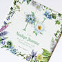 Personalised Baby Name Initial Wildflower Print, thumbnail 2 of 12