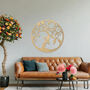 Wooden Tree Of Life Wall Art Circular Abstract Wall Design, thumbnail 5 of 9