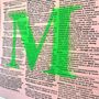 Recycled Personalised Initial Neon Typography Print, thumbnail 3 of 12