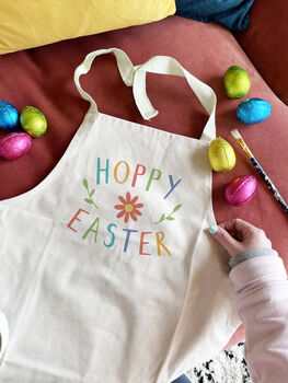 Hoppy Easter Children's Apron, 2 of 2