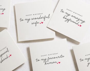 Personalised Favourite Person Birthday Card For Him Her, 3 of 8