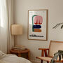 Wildflowers Retro Abstract Giclée Art Print, thumbnail 1 of 3